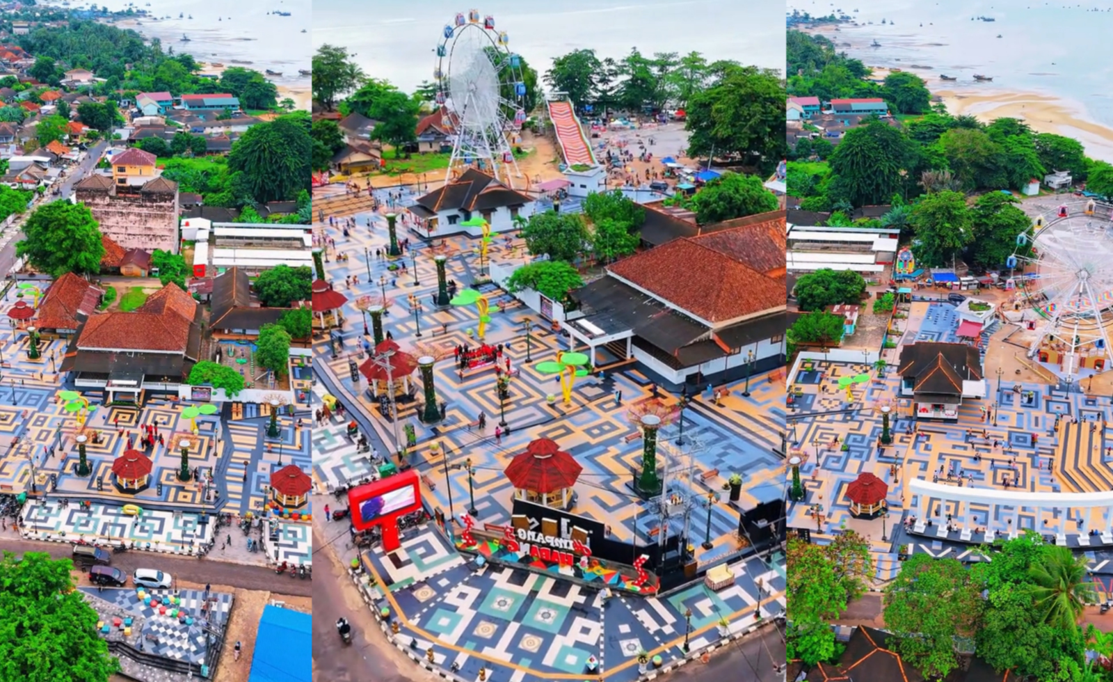 Foto : Simpang Lima Toboali, Kabupaten Bangka Selatan