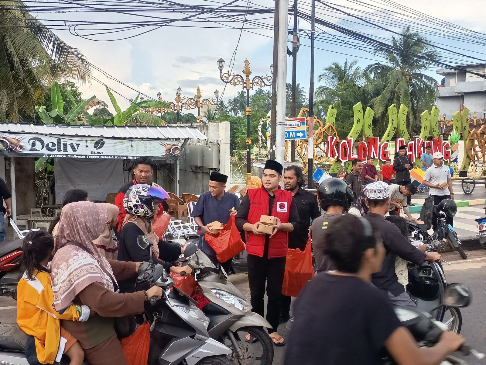 Foto: Ketua PAC Daffa bersama Pengurus